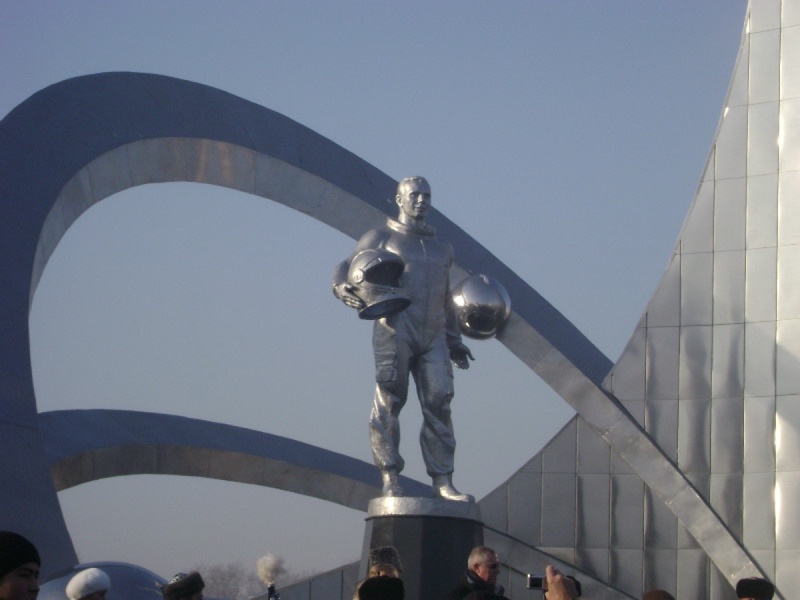 Памятник Гагарину. Фото Tengrinews.kz